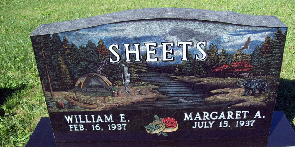 A Cemetery Headstone that Stands Out
