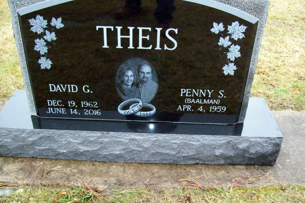 Delphos Granite Works Laser Etching